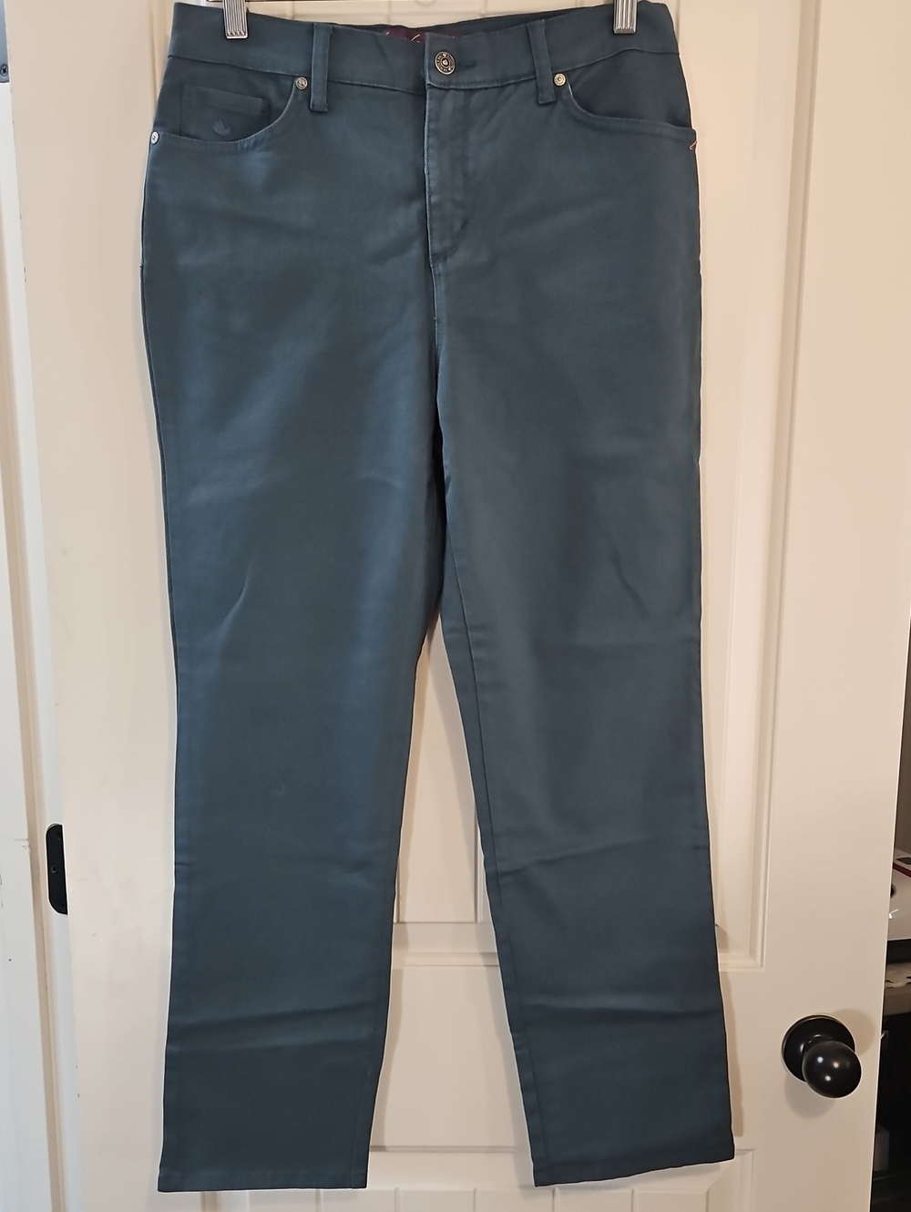 Gloria Vanderbilt Straight Leg Jeans Teal